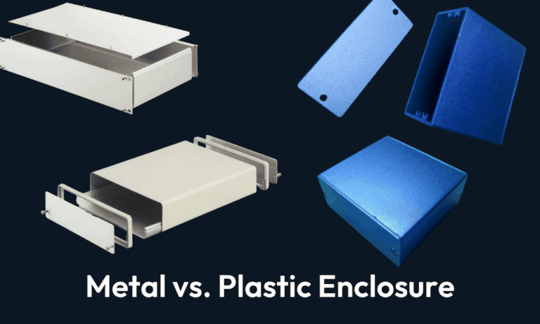 Comparison of plastic vs metal electronic enclosures