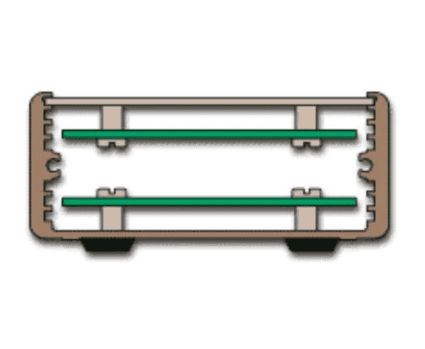 PCB Enclosure - E-Style - PCB Mounted to Base